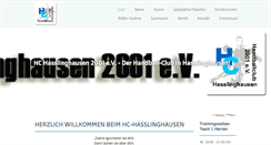 Desktop Screenshot of hc-hasslinghausen.de