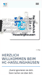 Mobile Screenshot of hc-hasslinghausen.de